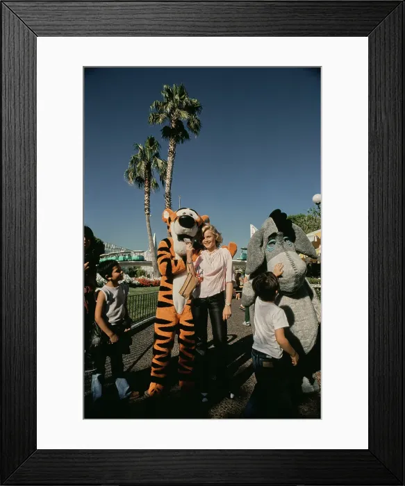 Framed Print : Barbara May Visits Disneyland, 1978 Framed Print : Barbara May Visits Disneyland, 1978