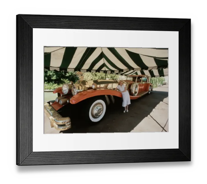 Framed Print : Barbara May Visits Universal Studios, 1978 Framed Print : Barbara May Visits Universal Studios, 1978