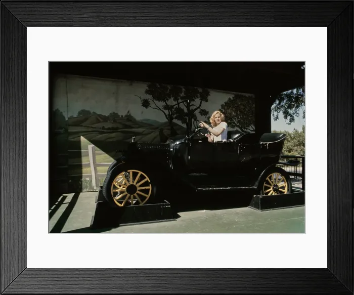 Framed Print : Barbara May Visits Universal Studios, 1978 Framed Print : Barbara May Visits Universal Studios, 1978