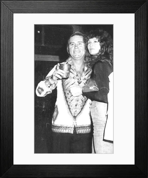 Framed Print : George Jones At The Palomino Club Framed Print : George Jones At The Palomino Club