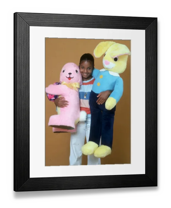 Framed Print : Janet Jackson Studio Portrait Session