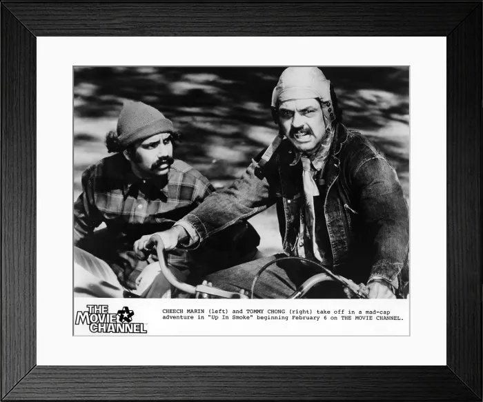 Framed Print : Cheech And Chong's Up In Smoke Film Still Framed Print : Cheech And Chong's Up In Smoke Film Still