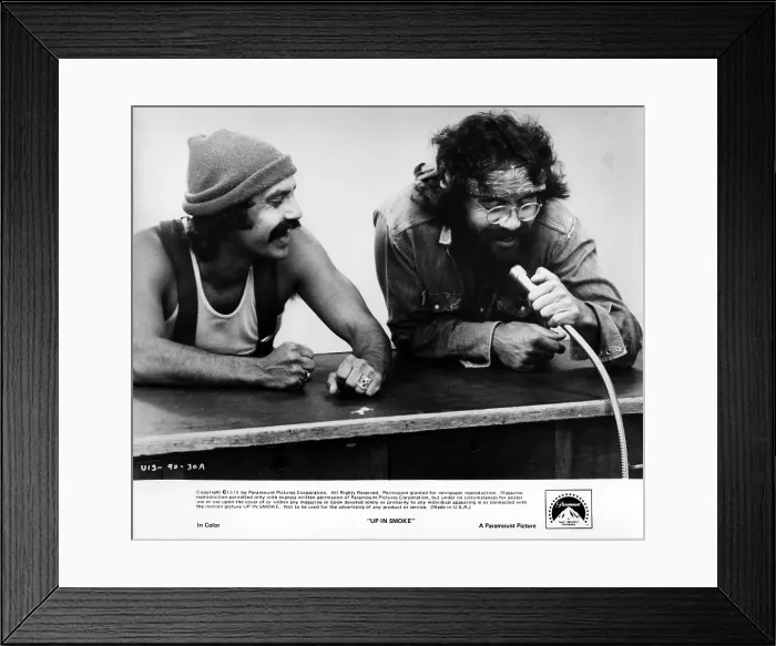 Framed Print : Cheech And Chong's Up In Smoke Film Still Framed Print : Cheech And Chong's Up In Smoke Film Still