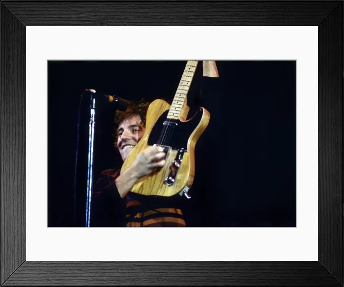 Framed Print : Bruce Springsteen At The Roxy Framed Print : Bruce Springsteen At The Roxy
