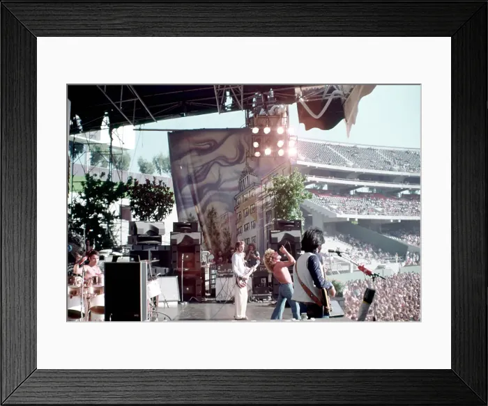 Framed Print : The Who Performing In Oakland Framed Print : The Who Performing In Oakland