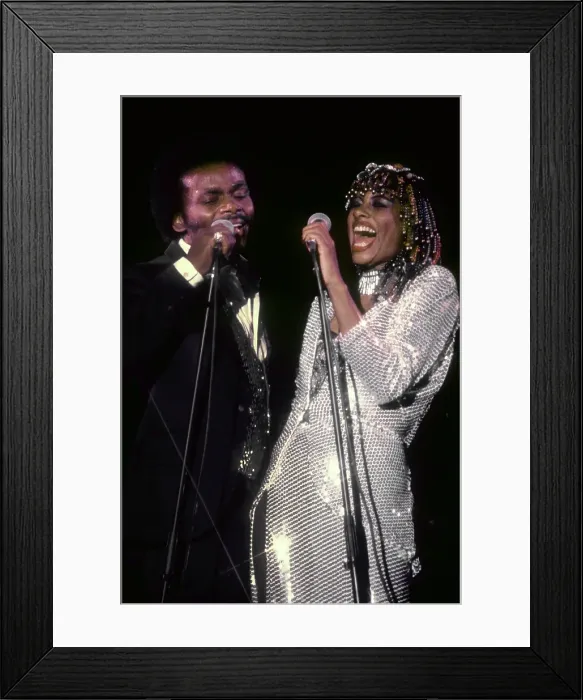 Framed Print : Peaches And Herb Performing Framed Print : Peaches And Herb Performing