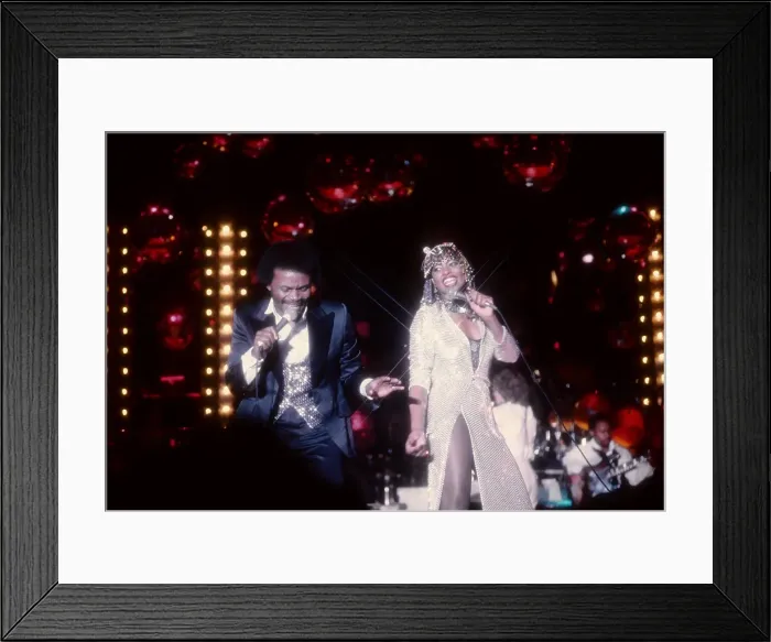 Framed Print : Peaches And Herb Performing Framed Print : Peaches And Herb Performing