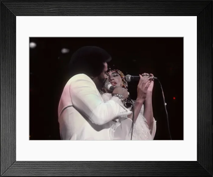 Framed Print : Peaches And Herb Performing Framed Print : Peaches And Herb Performing