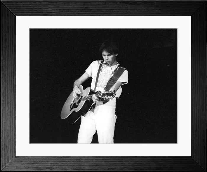 Framed Print : Neil Young At the Omni Framed Print : Neil Young At the Omni