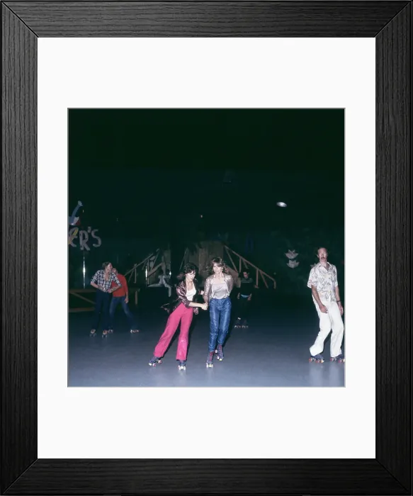 Framed Print : Flipper's Roller Boogie Palace, West Hollywood Framed Print : Flipper's Roller Boogie Palace, West Hollywood