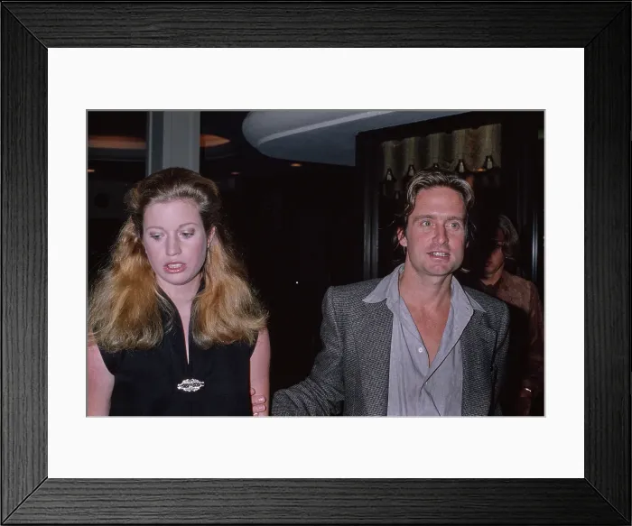 Framed Print : Michael Douglas and Diandra Douglas Framed Print : Michael Douglas and Diandra Douglas