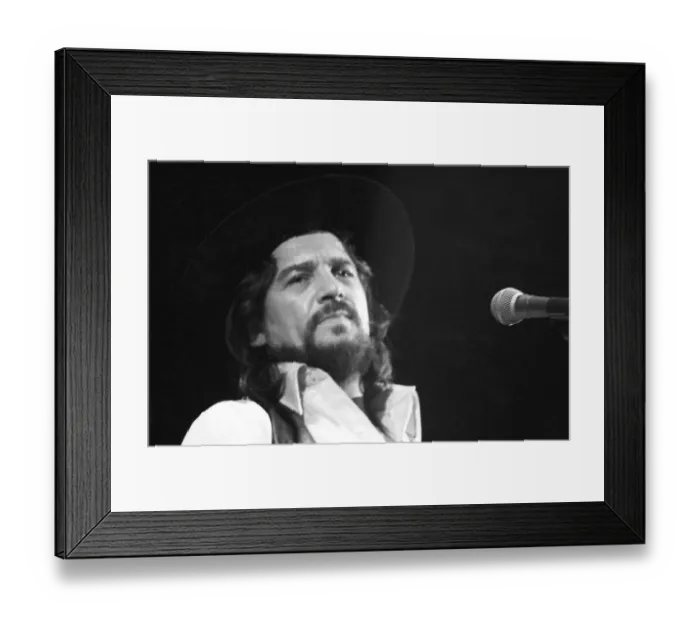 Framed Print : Photo of Waylon Jennings Framed Print : Photo of Waylon Jennings