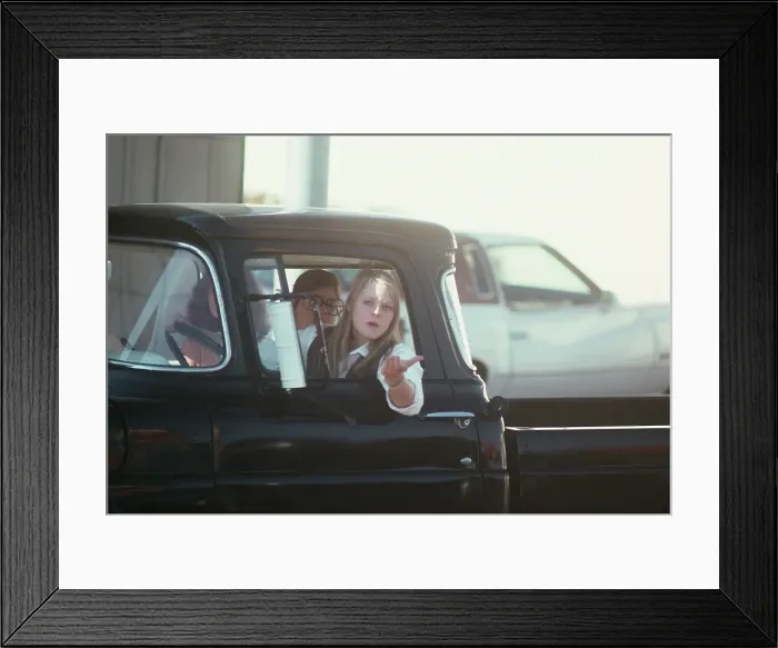 Framed Print : Jodie Foster Filming Foxes Framed Print : Jodie Foster Filming Foxes