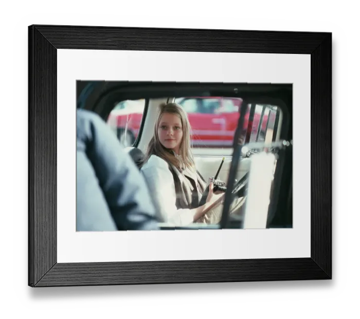 Framed Print : Jodie Foster Filming Foxes Framed Print : Jodie Foster Filming Foxes