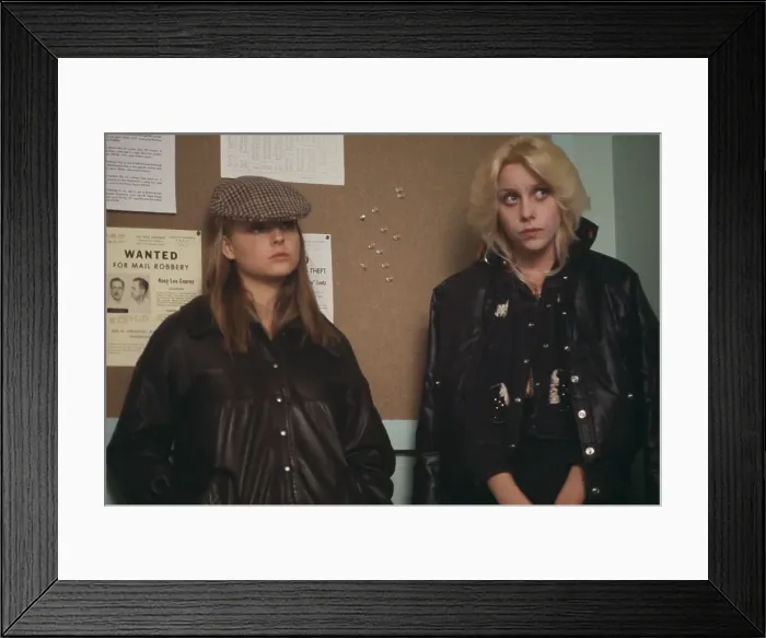 Framed Print : Jodie Foster & Cherie Currie Filming Foxes Framed Print : Jodie Foster & Cherie Currie Filming Foxes