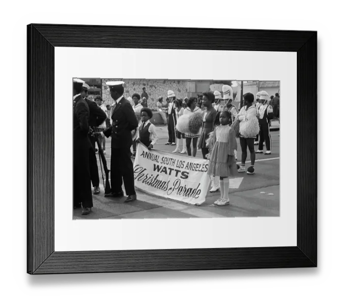 Framed Print : 1978 Watts Christmas Parade Framed Print : 1978 Watts Christmas Parade