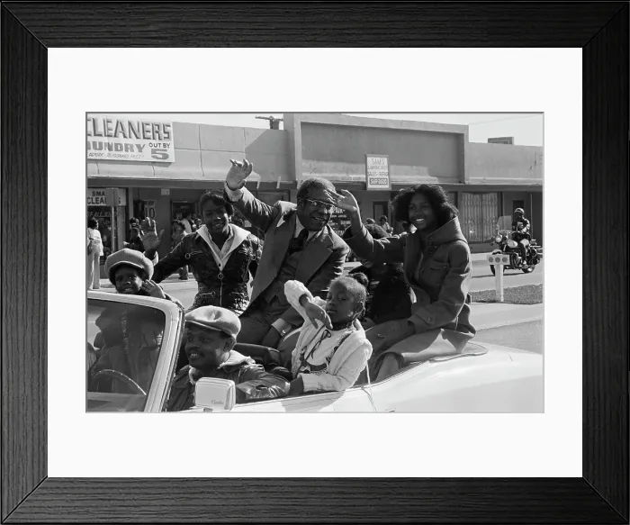 Framed Print : 1978 Watts Christmas Parade Framed Print : 1978 Watts Christmas Parade