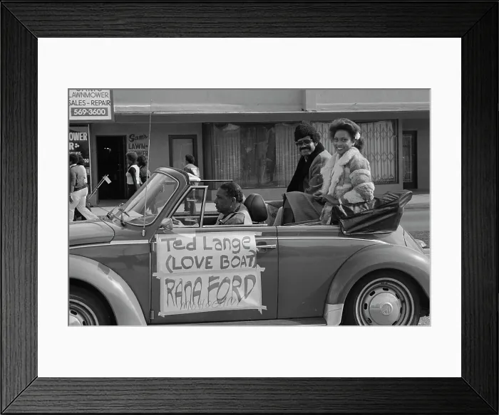 Framed Print : 1978 Watts Christmas Parade