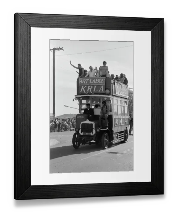 Framed Print : 1978 Watts Christmas Parade Framed Print : 1978 Watts Christmas Parade