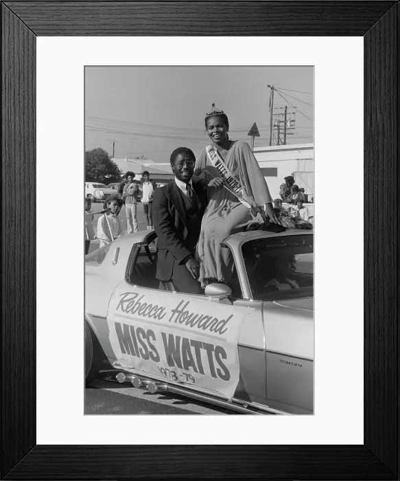 Framed Print : 1978 Watts Christmas Parade Framed Print : 1978 Watts Christmas Parade