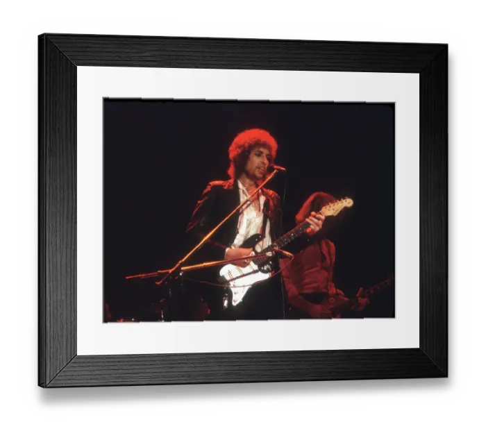 Framed Print : Bob Dylan Performs In Savannah