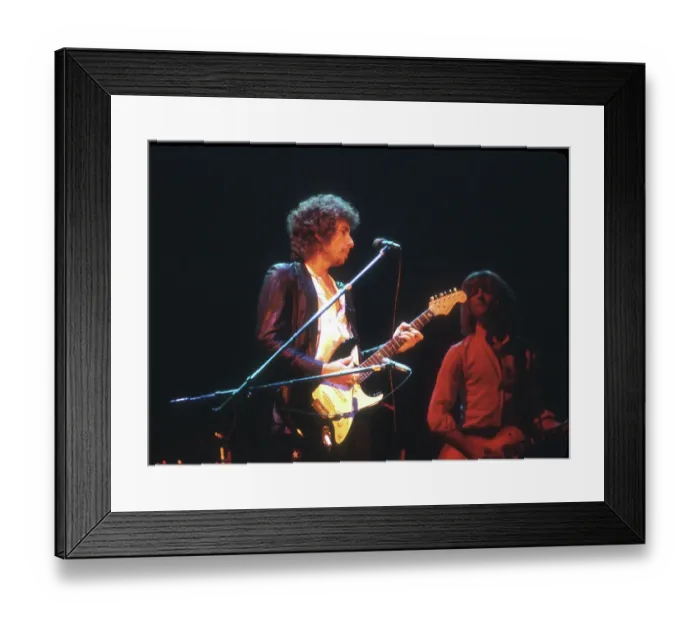 Framed Print : Bob Dylan Performs In Savannah