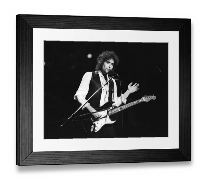 Framed Print : Bob Dylan In Atlanta Framed Print : Bob Dylan In Atlanta