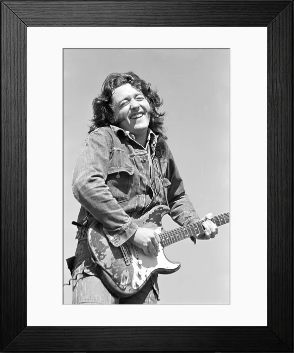 Framed Print : Photo of Rory Gallagher Framed Print : Photo of Rory Gallagher