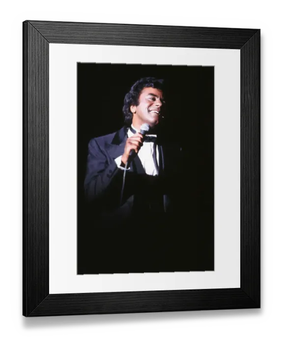 Framed Print : Johnny Mathis Live Framed Print : Johnny Mathis Live