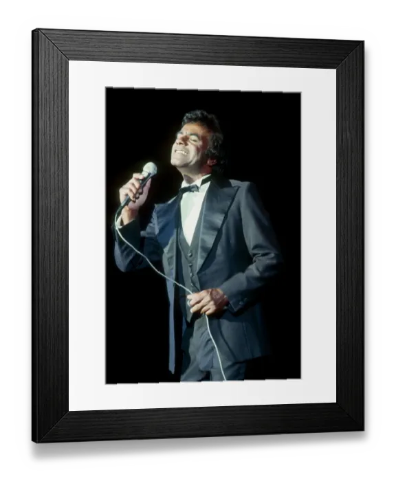 Framed Print : Johnny Mathis Live Framed Print : Johnny Mathis Live
