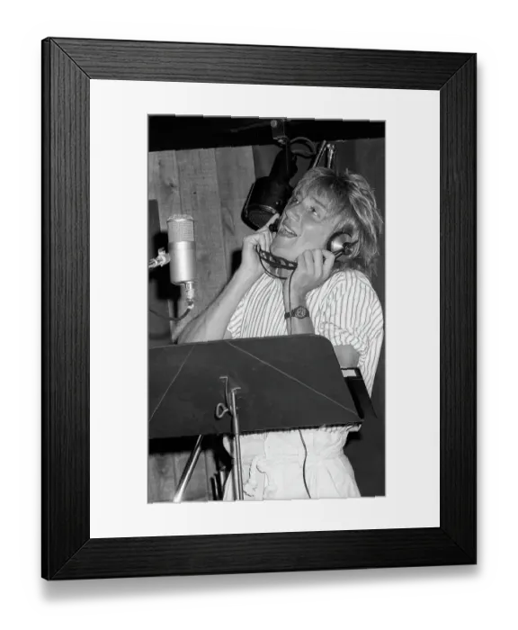 Framed Print : Recording At Cherokee Studios Framed Print : Recording At Cherokee Studios
