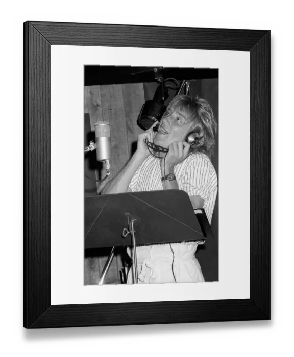 Framed Print : Recording At Cherokee Studios Framed Print : Recording At Cherokee Studios