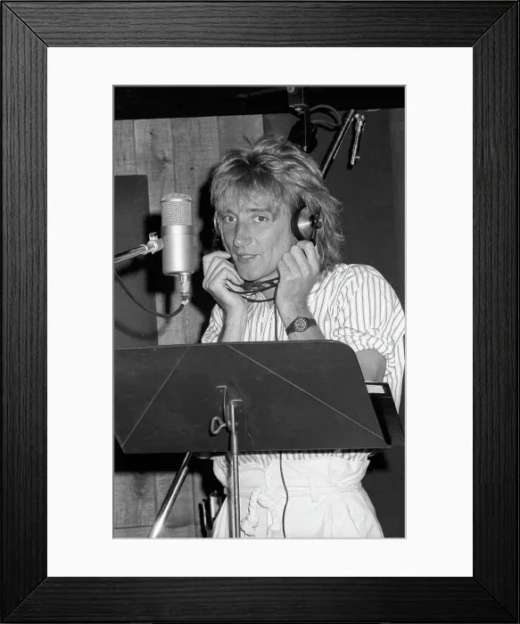 Framed Print : Recording At Cherokee Studios Framed Print : Recording At Cherokee Studios
