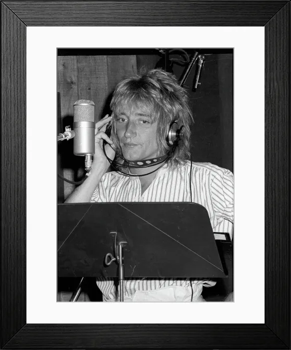 Framed Print : Recording At Cherokee Studios Framed Print : Recording At Cherokee Studios