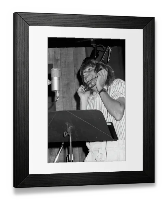 Framed Print : Recording At Cherokee Studios Framed Print : Recording At Cherokee Studios