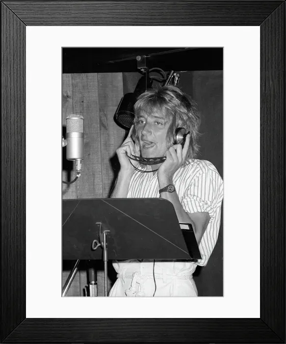 Framed Print : Recording At Cherokee Studios Framed Print : Recording At Cherokee Studios