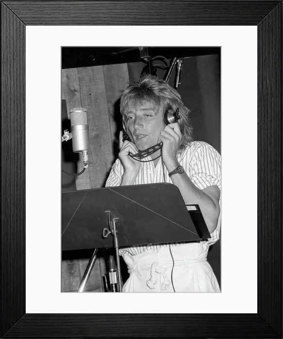 Framed Print : Recording At Cherokee Studios Framed Print : Recording At Cherokee Studios