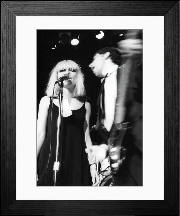 Framed Print : Blondie Performing In LA Framed Print : Blondie Performing In LA