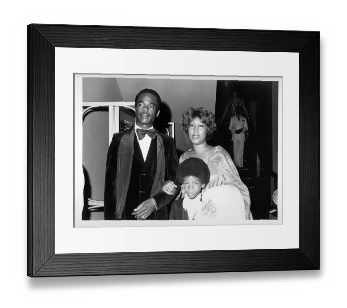 Framed Print : Franklin & Family Attend Event Framed Print : Franklin & Family Attend Event