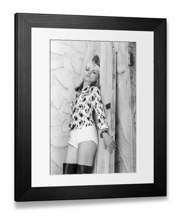 Framed Print : Blondie Portrait Session Framed Print : Blondie Portrait Session