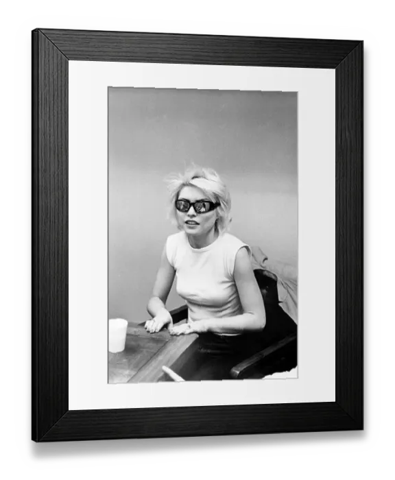 Framed Print : Debbie Harry Interview Framed Print : Debbie Harry Interview