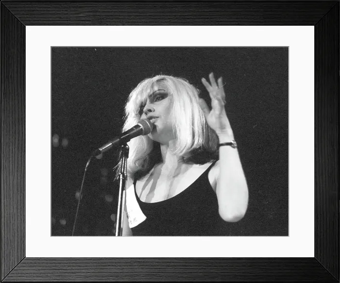 Framed Print : Blondie Performing In LA Framed Print : Blondie Performing In LA