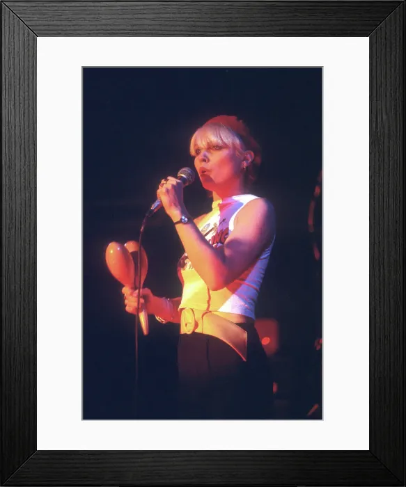 Framed Print : Blondie Performing In LA Framed Print : Blondie Performing In LA