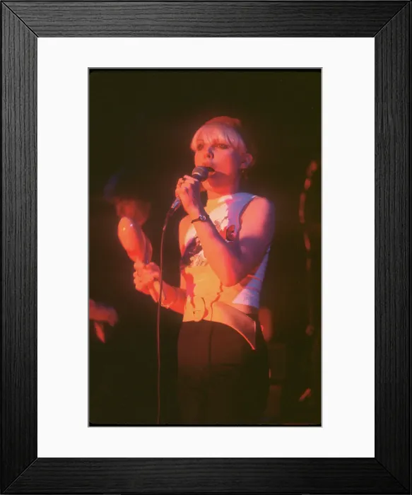 Framed Print : Blondie Performing In LA Framed Print : Blondie Performing In LA