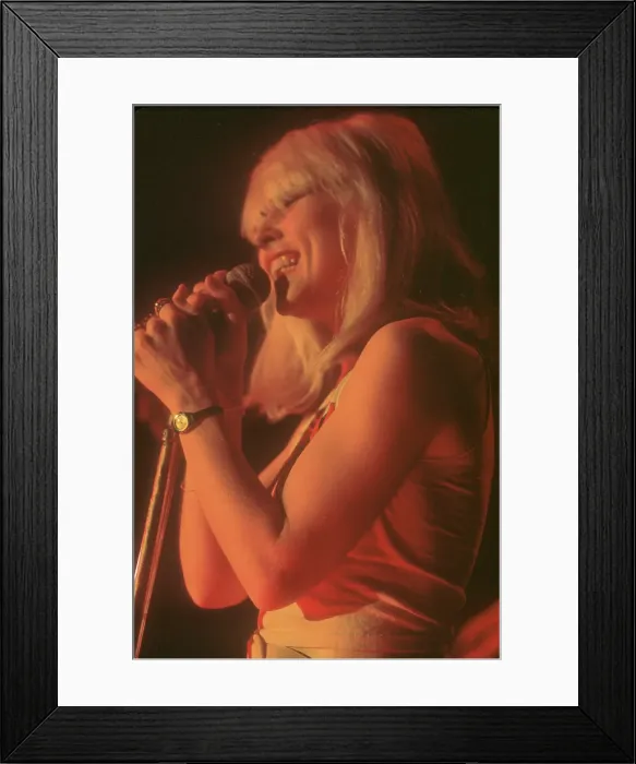 Framed Print : Blondie Performing In LA Framed Print : Blondie Performing In LA
