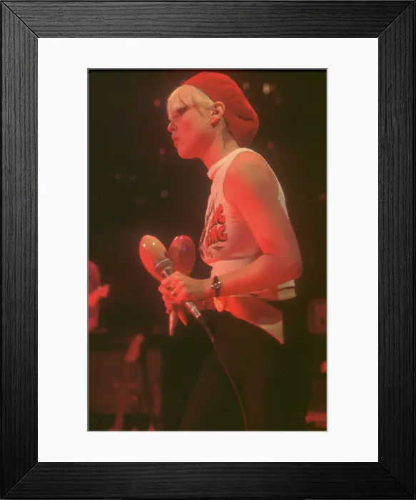 Framed Print : Blondie Performing In LA Framed Print : Blondie Performing In LA