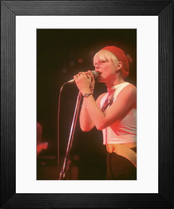 Framed Print : Blondie Performing In LA Framed Print : Blondie Performing In LA