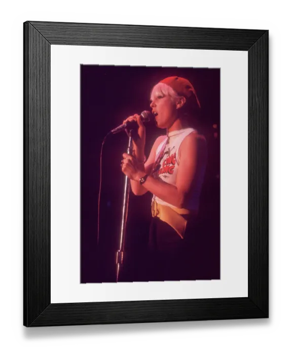 Framed Print : Blondie Performing In LA Framed Print : Blondie Performing In LA