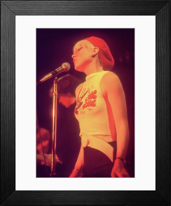 Framed Print : Blondie Performing In LA Framed Print : Blondie Performing In LA