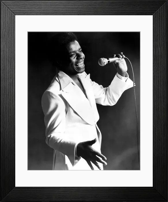 Framed Print : Little Anthony Performing Solo Framed Print : Little Anthony Performing Solo
